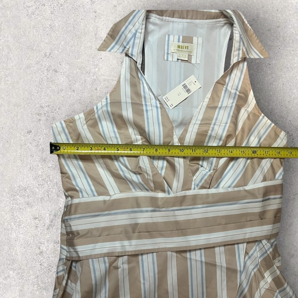 Anthropologie Maeve Asymmetrical Wrap Women’s Shirt Dress 14 - Picture 6 of 13